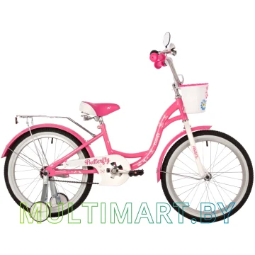 Детский велосипед Novatrack Butterfly 207BUTTERFLY.PN23 (розовый, 2023)
